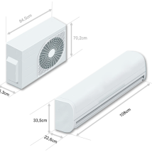 Điều hòa 2 chiều Midea MSAB1-24HRN1 24.000BTU
