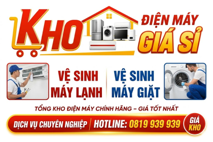 VỆ SINH MÁY LẠNH - MÁY GIẶT TẠI NHÀ