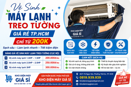 Dịch Vụ Vệ Sinh Máy Lạnh Treo Tường Chuyên Nghiệp, Nhanh Chóng, Giá Tốt